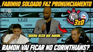 FABINHO SOLDADO INVADE COLETIVA E FAZ PRONUNCIAMENTO AO VIVO AGORA. CORINTHIANS 3X0 BAHIA