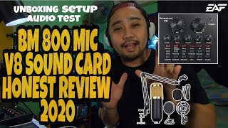 BM 800 & V8 SOUND CARD HONEST REVIEW 2020 | EAF Vlogs