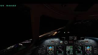 X-Plane 12 Cessna Citation X check list from cold & dark  flight LIRN - UUEE IVAO crowded skies