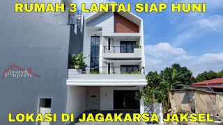 Modern Classic 3 Lantai Balkon Luas Dekat Cilandak KKO Jagakarsa