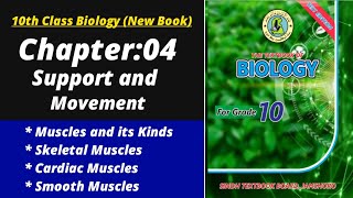 Muscles and its types class 10 | Biology class 10 chapter 4| Class 10 new biology book