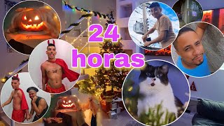 24 HORAS COM A GENTE | HALLOWEEN🎃 | DECORAÇÃO DE NATAL🎄