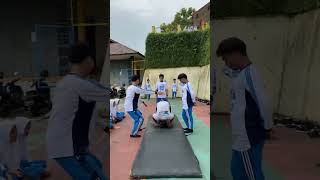 Gerak Rangkaian Senam Lantai‼️Praktek Olahraga Yang menyenangkan #sports #fun