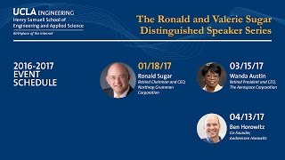 The Ronald and Valerie Sugar Distinguished Speaker Series Featuring Ronald Sugar Live Stream