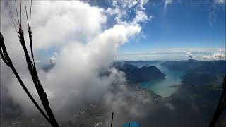 Volo in parapendio nelle Orobie Bergamsche con passaggio dalla Presolana, monte Pora e lago d'Iseo.