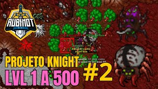 RubinOT - Tibia: Projeto Knight 1 a 500 - EP02 - LVL 51 a LVL 89 - Fazendo a task de Lancer Beetle