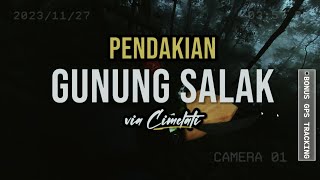 ESTIMASI WAKTU SELAMA PENDAKIAN GUNUNG SALAK via CIMELATI | Tektok HAHAHIHI Hiking | Bonus GPS TREK