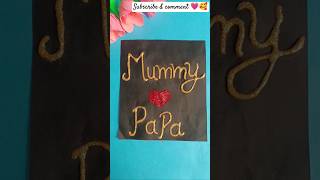 Cute Names writing 💗 #mummypapa #art #craft #youtube #diycalligraphy #nameart #namewritting #yt