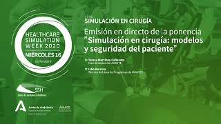 Emisión en Directo: Ponencia "Simulación en Cirugía: modelos y Seguridad del Paciente"