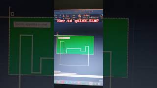How to perform quick dimension in autocad #autocad #civil