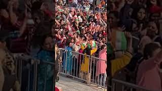 Wagah border Par aj Ka khusnuma Nazara Jai hind