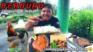 NIKMATNYA POOL‼️ POIN AYAM HUTAN MUDA LANGSUNG DI MASAK LALAPAN 🤤🤤