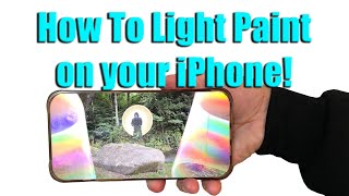 Creative iPhone Light Painting Photography Tutorial - Holographic Circle