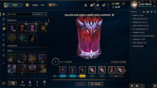 Opening 5 Fallen God King Garen 2024 Capsules