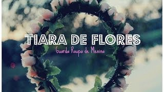 Diy - Tiara de Flores