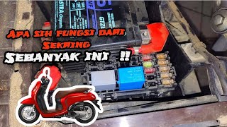 jalur box sekring scoopy led 2021 beserta fungsinya