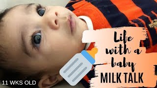 DAY IN THE LIFE WITH A NEWBORN | Underweight Baby - MILK TALK