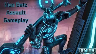 Smite: Assault Gameplay with Hun Batz-Titan Lived on 131 HP!!  We Did It Woo