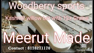 Kashmir willow bat : 12+ Grains : Rs 300 only: Woodberry Sports Meerut : Home Delivery ( 8178271170)