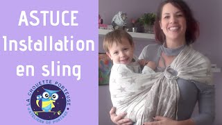 [Tuto] Comment porter en sling : démo avec bébé et toddler