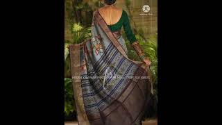 Pure munga crepe silk sarees