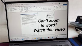 Can’t zoom in word? Enable word zoom slider quickly