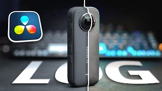 How to use Insta360 X3 LOG picture profile