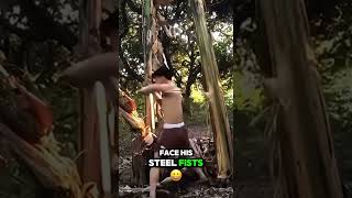 Man Breaks Tree with Bare Hands! 😱🌳