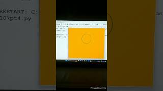 draw circle in python using turtle. #shorts #python