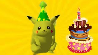 el cumpleaños de picachu ❤️