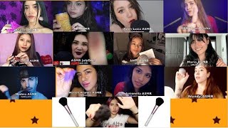 PASS THE BRUSH (ASMR) | MEGA COLABORACIÓN (María ASMR,Abi ASMR,ASMR with Sasha,Antonella Asmr y más)