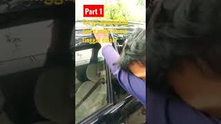 cara simpel!!membukak pintu mobil kunci tinggal dalam