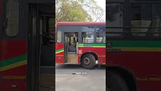 BEST TATA MARCPOLO BS6 MUT ON 186 at vihar lake #buspotting #bestbus #mumbaibestbuses #ytshorts