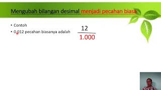 mengubah bilangan desimal menjadi pecahan biasa dan pecahan campuran