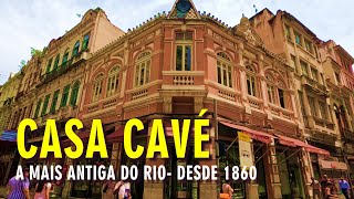 Tradicional Casa Cavé desde 1860 no centro do Rio de Janeiro