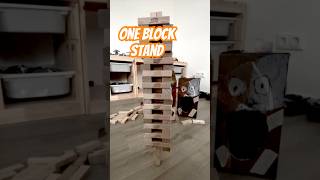 Making Things Stand on One Jenga Block 2 #jengachallenge #jengafun #jengagame #jenga