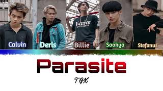 "TGX - PARASITE" Color Coded Lyrics(Lirik) sub INDONESIAN - ENGLISH