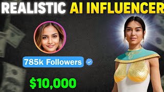 How To Earn Money By Creating This Realistic AI Influencer? Earn ₹1 Lakh/Month.