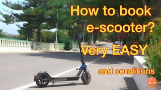 Hire e-scooter from €5 a day in Villamartin, La Zenia - Orihuela Costa-Torrevieja. How to do that?