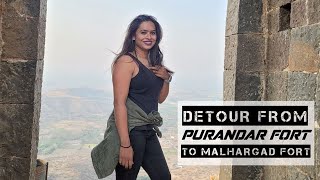 Divya Travelogue : Fort Series : Detour From Purandar Fort To Malhargad Fort