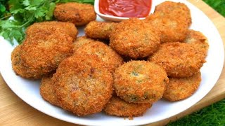 Soft and crispy kids snack/capsicum cutlets/ Kerala Snacks box