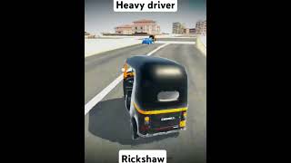 Rickshaw heavy driver #indiantheftautosimulator #shorts