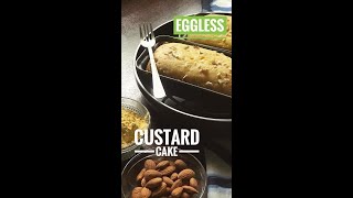 Eggless Custard Cake | Without Oven | Short