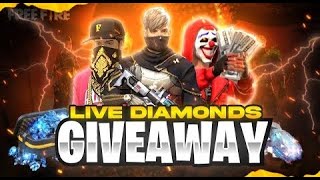 Free Fire Live Giveaway Custom Room | Free Fire Live Diamond Giveaway |Free Headshot King