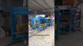 fully automatic brick making factory to make hollow blocks. #constructionequipment