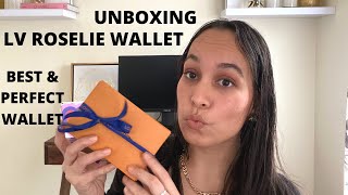 Louis Vuitton Rosalie Wallet Unboxing 2021| My First Perfect Wallet| Jasmin Sparkle