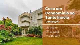 Casa em Condomínio, 04 Suítes, 04 Vagas, Churrasqueira, Santo Inácio, Curitiba.