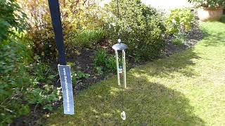 Nature's Melody Unicorn Wind Chime with Crystals