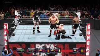 WWE 2K20 30 Man Royal rumble match