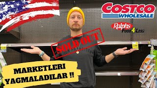 Amerika'da MARKETLER YAĞMALANDI !!! | Corona'da Amerika Market Fiyatları